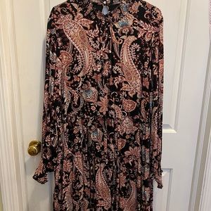 Anthropologie swing dress for fall and winter. EUC.